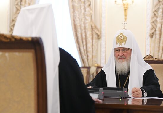 Patriarch of Moscow Kirill meets with heads of local Orthodox churches