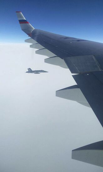 Swiss fighters accompany aircraft with Russian delegation en route to Peru