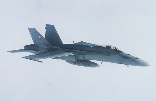 Swiss fighters accompany aircraft with Russian delegation en route to Peru