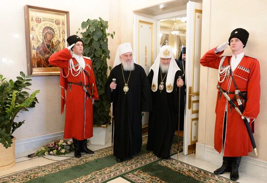 Patriarch of Moscow Kirill meets with heads of local Orthodox churches