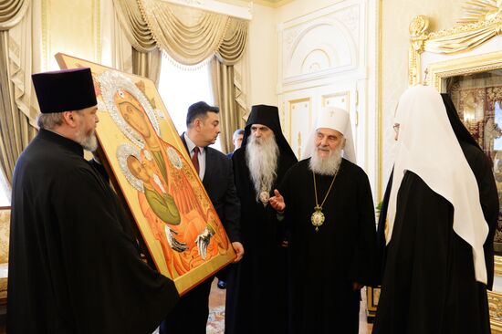 Patriarch of Moscow Kirill meets with heads of local Orthodox churches