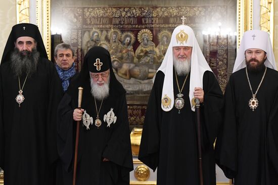 Patriarch of Moscow Kirill meets with heads of local Orthodox churches