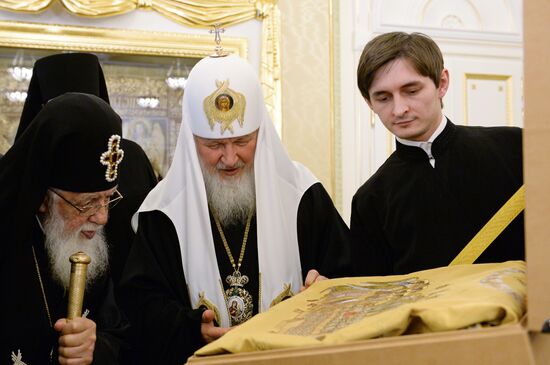 Patriarch of Moscow Kirill meets with heads of local Orthodox churches