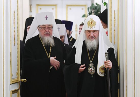 Patriarch of Moscow Kirill meets with heads of local Orthodox churches