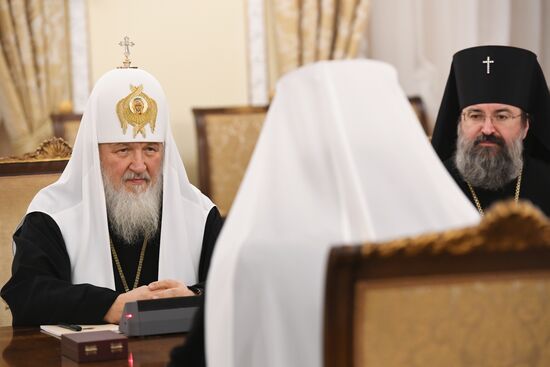 Patriarch of Moscow Kirill meets with heads of local Orthodox churches