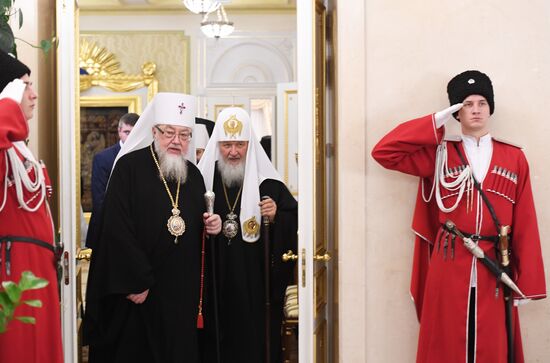 Patriarch of Moscow Kirill meets with heads of local Orthodox churches
