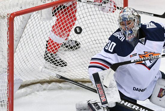 Ice hockey. Kontinental Hockey League. Spartak vs. Metallurg (Magnitogorsk)