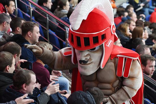 Ice hockey. Kontinental Hockey League. Spartak vs. Metallurg (Magnitogorsk)