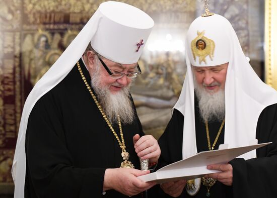 Patriarch of Moscow Kirill meets with heads of local Orthodox churches