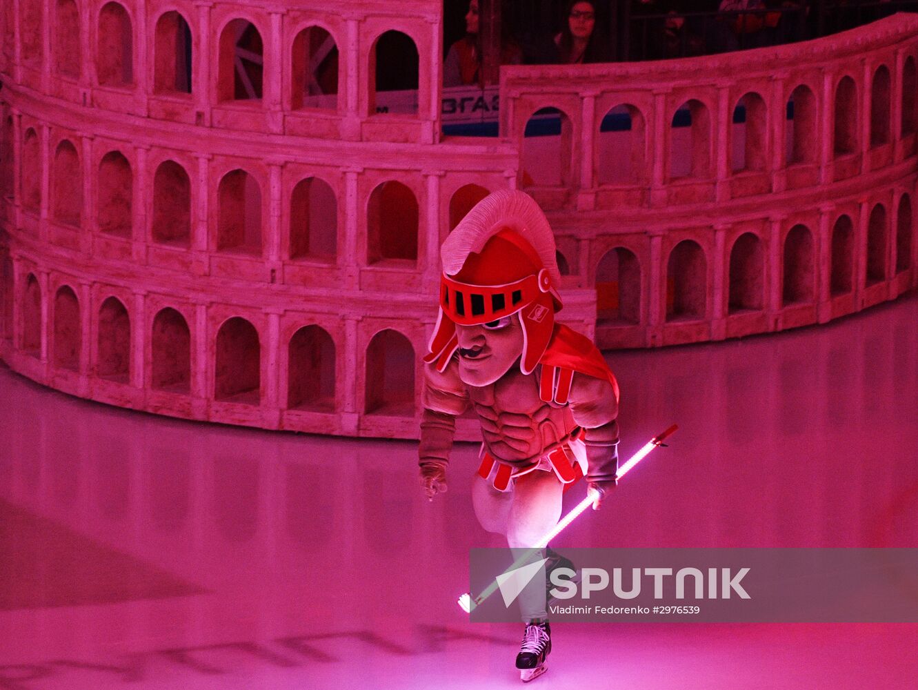 Ice hockey. Kontinental Hockey League. Spartak vs. Metallurg (Magnitogorsk)