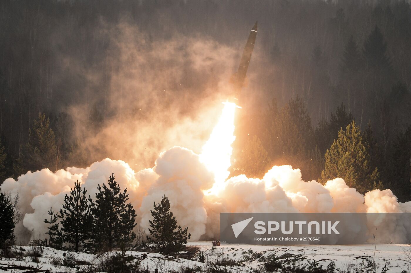 Day of Missile Forces and Artillery at Luga training ground, Leningrad Region