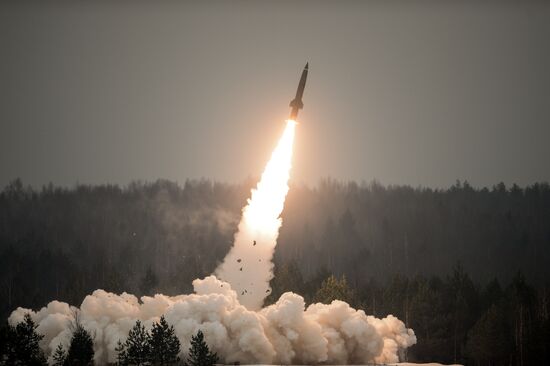 Day of Missile Forces and Artillery at Luga training ground, Leningrad Region