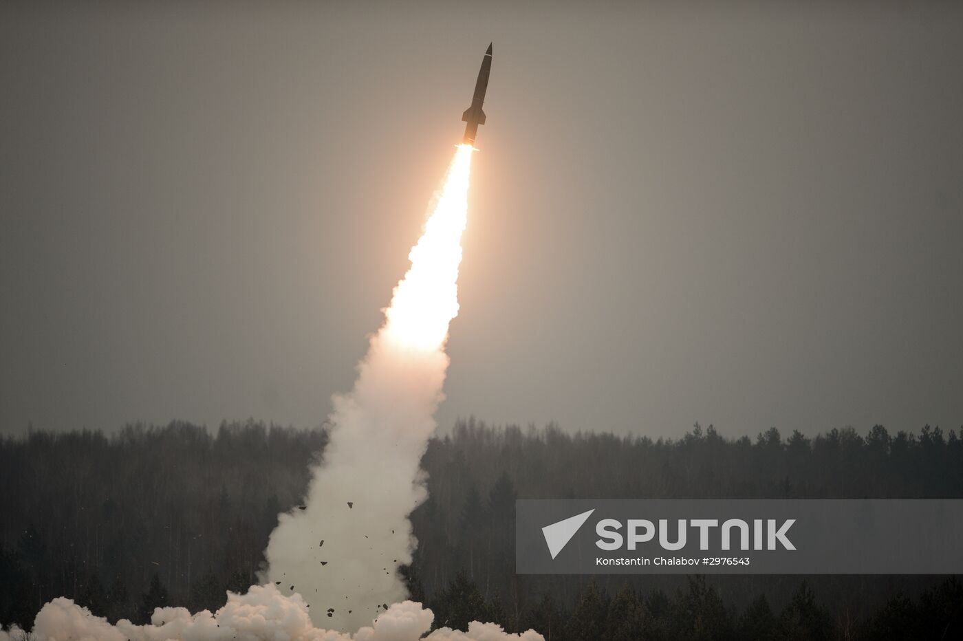 Day of Missile Forces and Artillery at Luga training ground, Leningrad Region