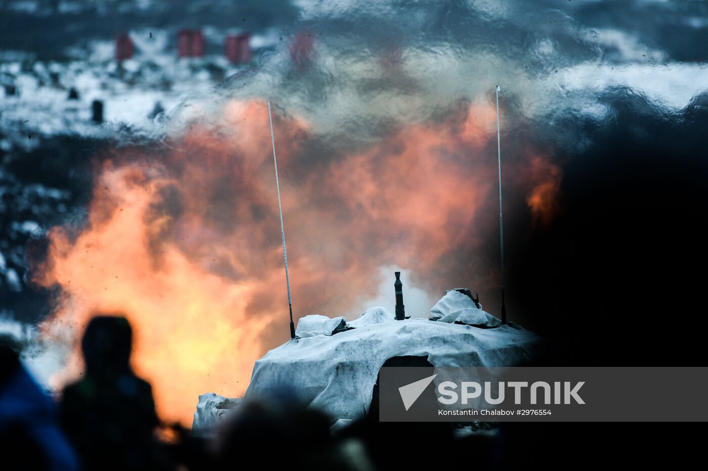 Day of Missile Forces and Artillery at Luga training ground, Leningrad Region