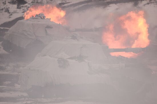 Day of Missile Forces and Artillery at Luga training ground, Leningrad Region