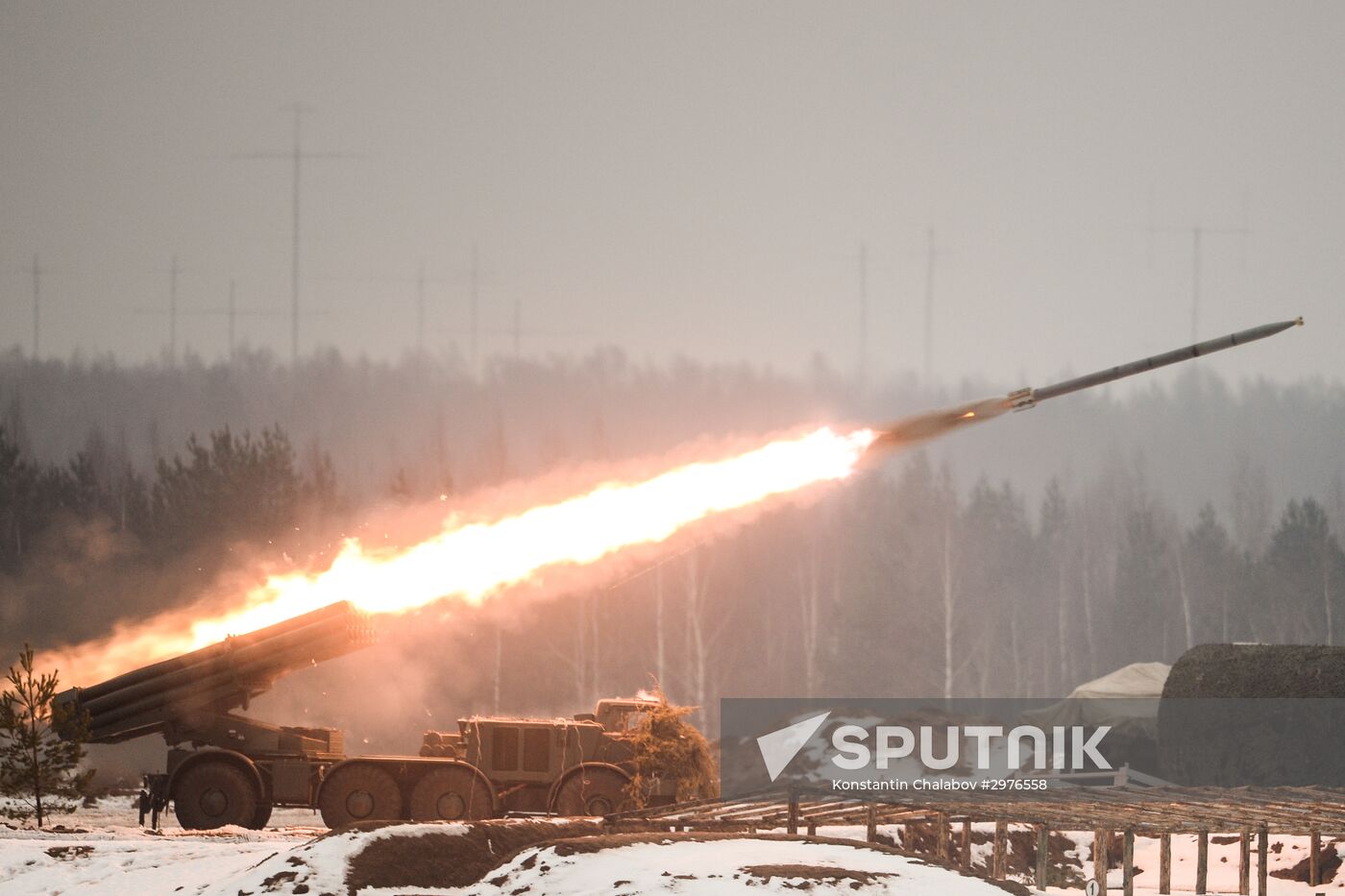 Day of Missile Forces and Artillery at Luga training ground, Leningrad Region