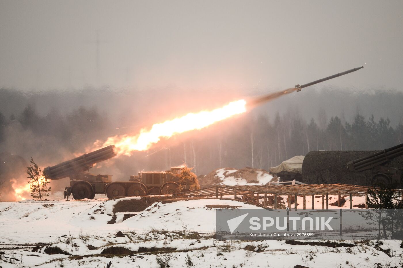 Day of Missile Forces and Artillery at Luga training ground, Leningrad Region