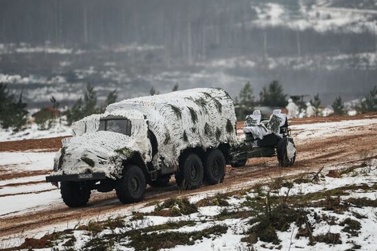 Day of Missile Forces and Artillery at Luga training ground, Leningrad Region