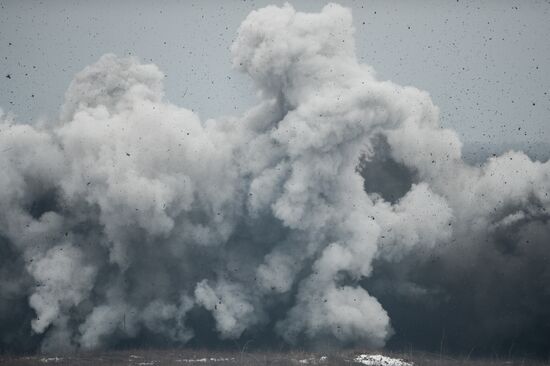 Day of Missile Forces and Artillery at Luga training ground, Leningrad Region