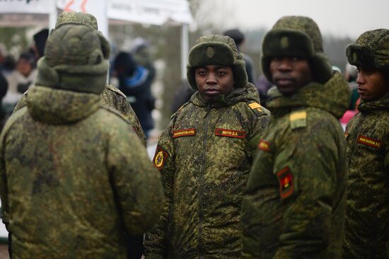 Day of Missile Forces and Artillery at Luga training ground, Leningrad Region