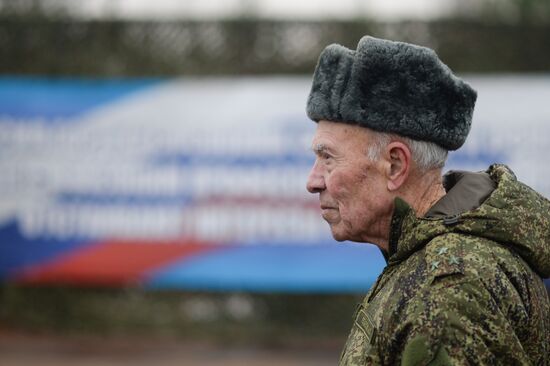 Day of Missile Forces and Artillery at Luga training ground, Leningrad Region