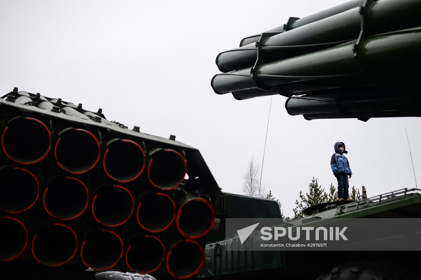 Day of Missile Forces and Artillery at Luga training ground, Leningrad Region