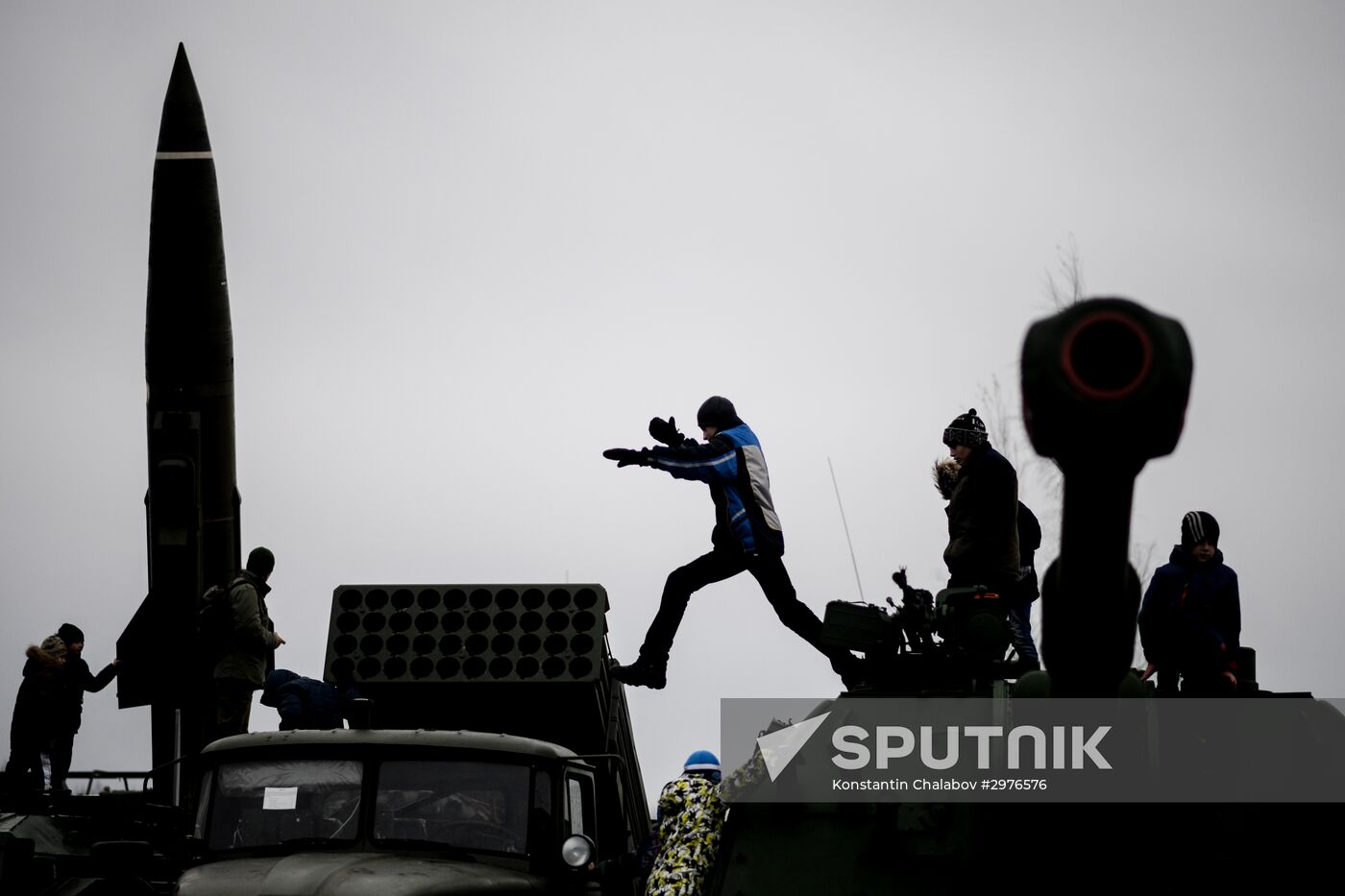Day of Missile Forces and Artillery at Luga training ground, Leningrad Region
