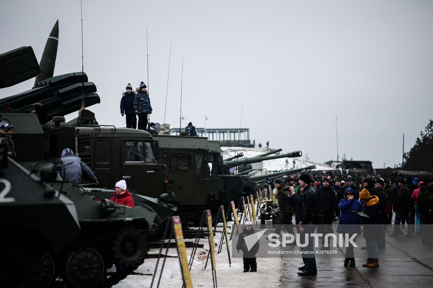 Day of Missile Forces and Artillery at Luga training ground, Leningrad Region