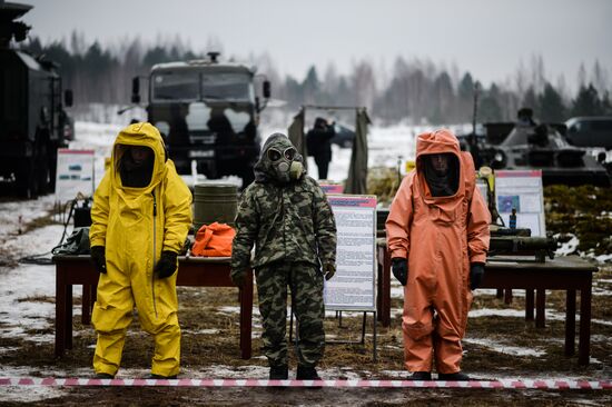 Day of Missile Forces and Artillery at Luga training ground, Leningrad Region