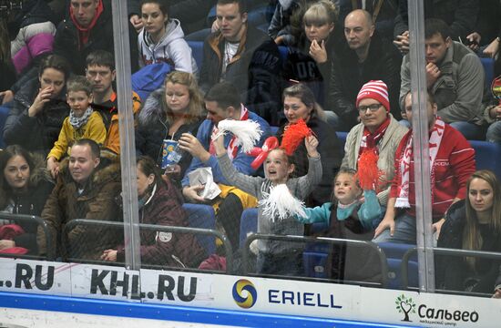 Ice hockey. Kontinental Hockey League. Spartak vs. Metallurg (Magnitogorsk)