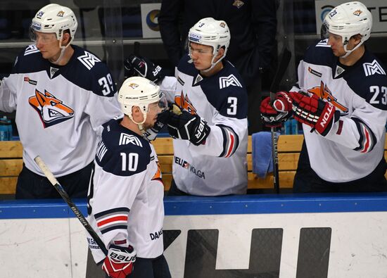 Ice hockey. Kontinental Hockey League. Spartak vs. Metallurg (Magnitogorsk)