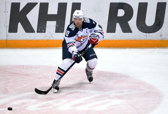 Ice hockey. Kontinental Hockey League. Spartak vs. Metallurg (Magnitogorsk)