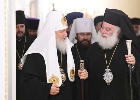 Patriarch of Moscow Kirill meets with heads of local Orthodox churches