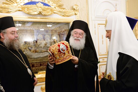 Patriarch of Moscow Kirill meets with heads of local Orthodox churches