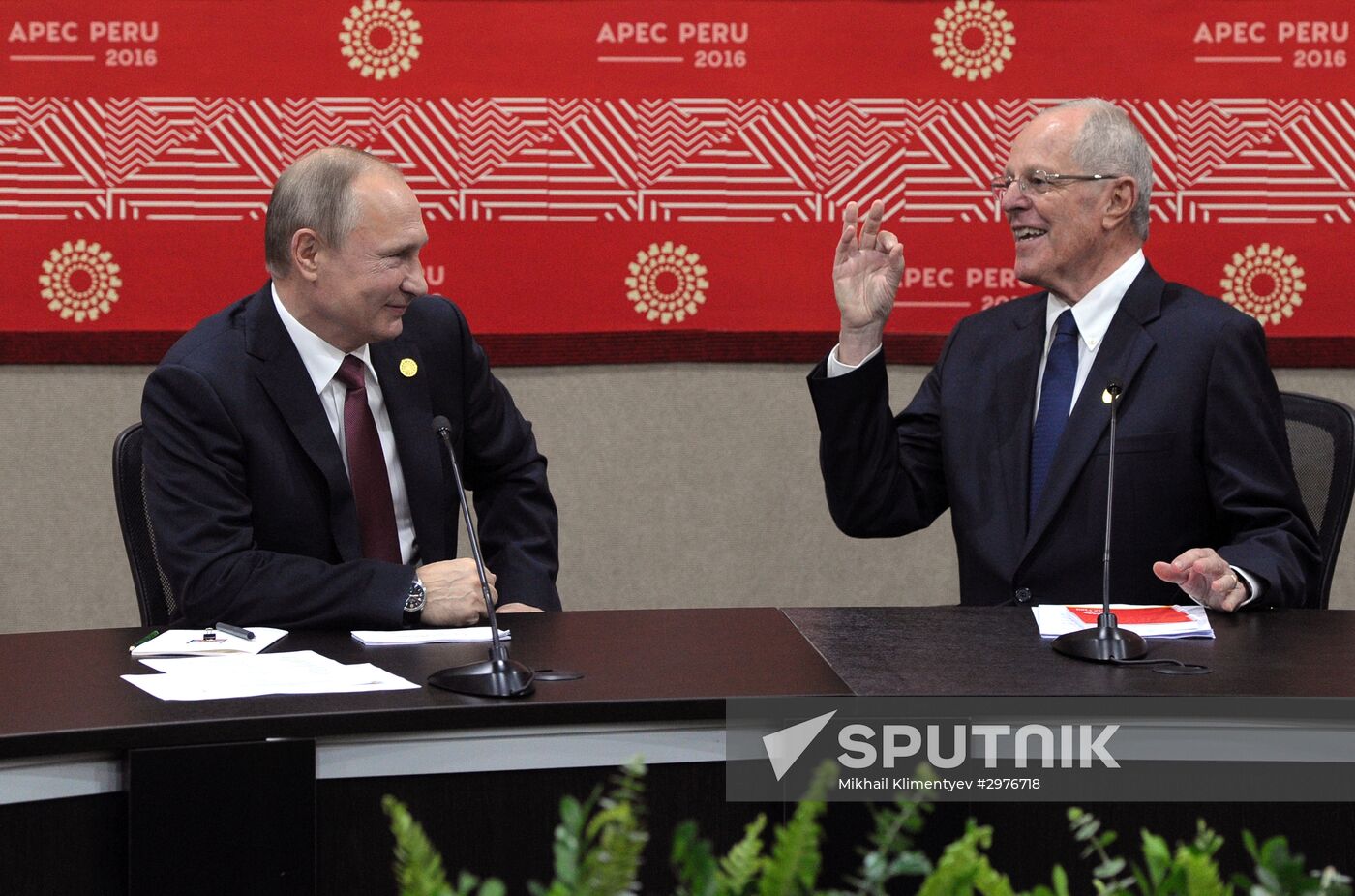 Russian President Vladimir Putin takes part in APEC Summit in Peru