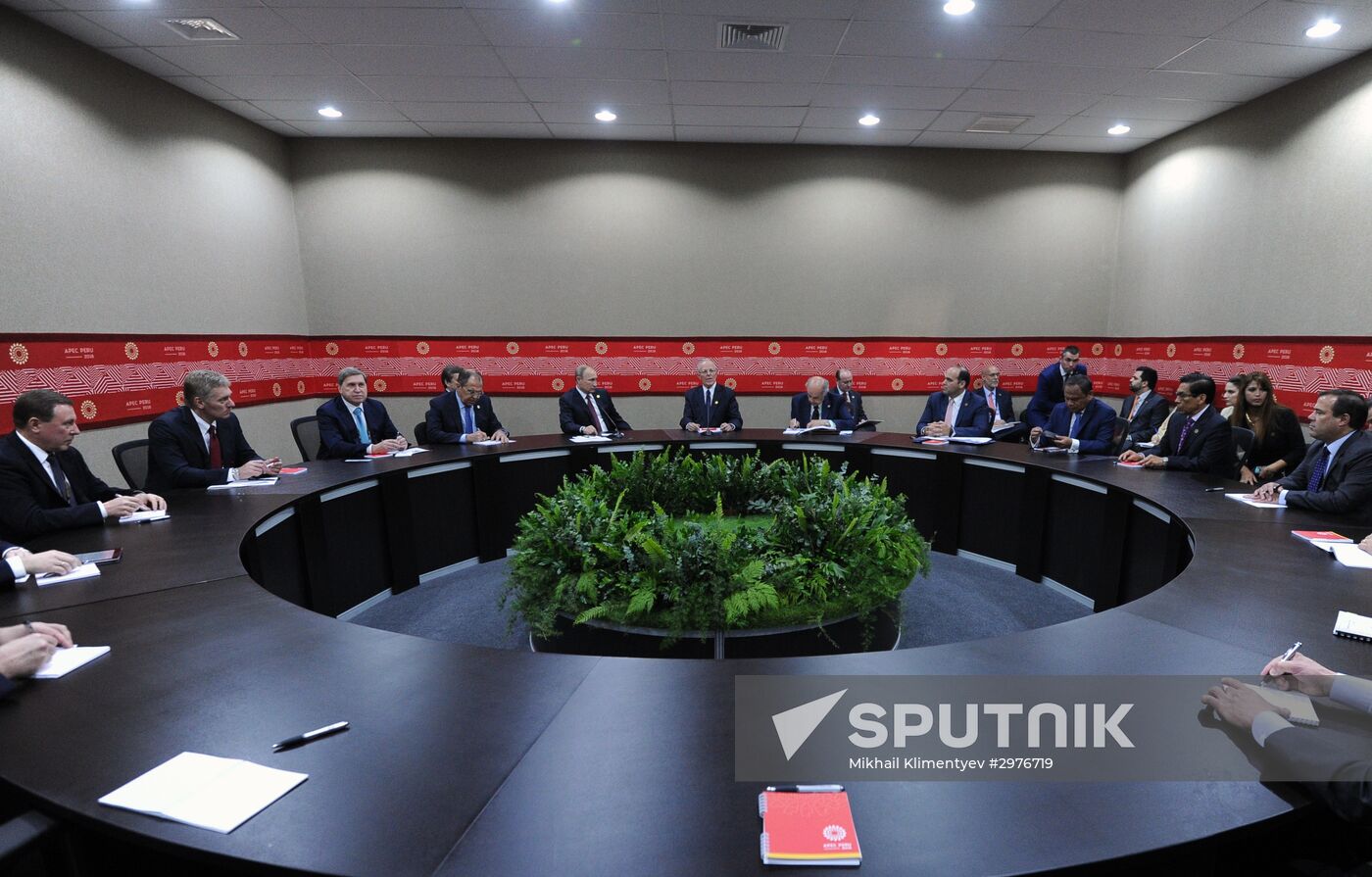 Russian President Vladimir Putin takes part in APEC Summit in Peru