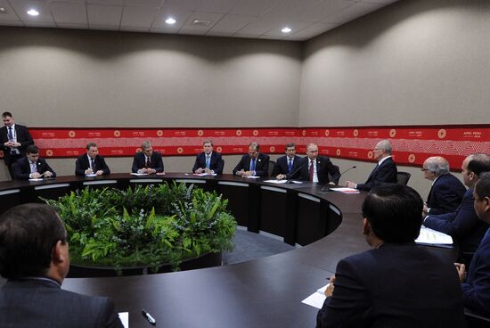 Russian President Vladimir Putin takes part in APEC Summit in Peru