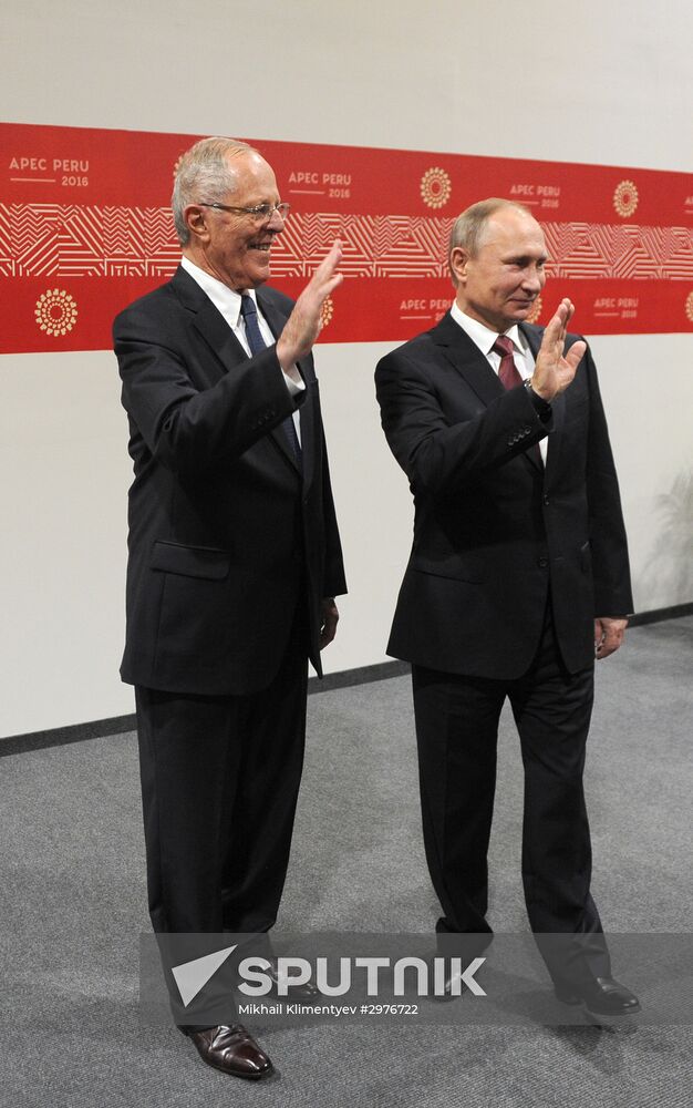 Russian President Vladimir Putin takes part in APEC Summit in Peru