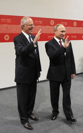 Russian President Vladimir Putin takes part in APEC Summit in Peru