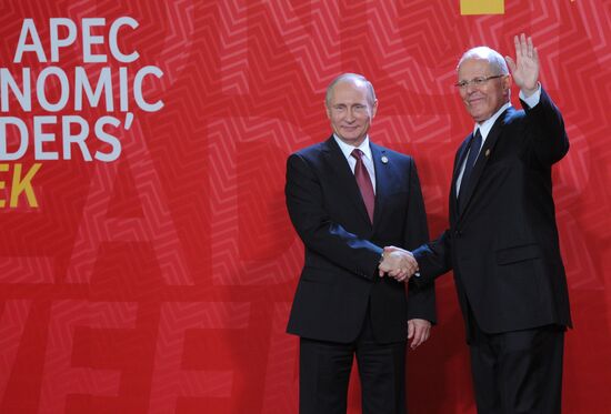 Russian President Vladimir Putin takes part in APEC Summit in Peru