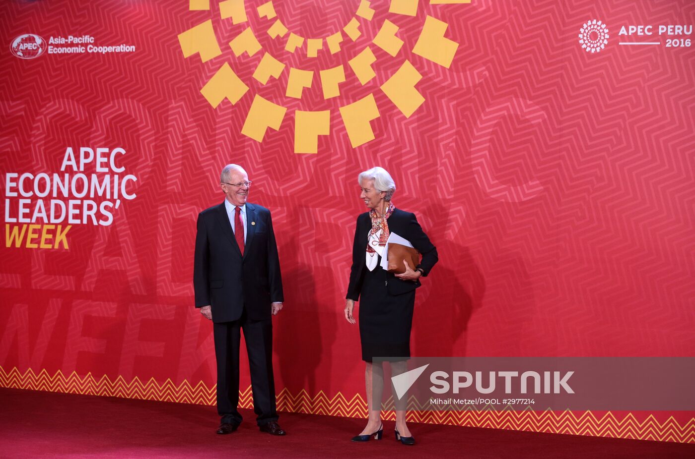Presient Putin at APEC Summit in Peru. Day Two