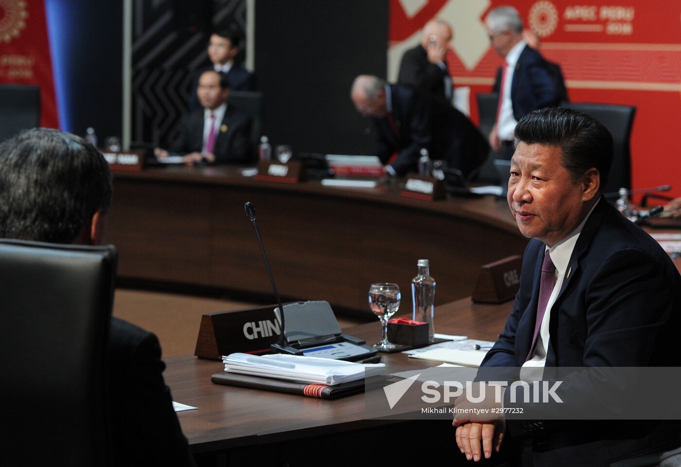 Presient Putin at APEC Summit in Peru. Day Two