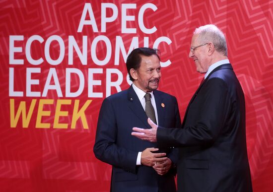 Presient Putin at APEC Summit in Peru. Day Two