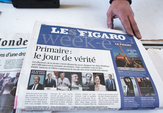 The Repulicans party holds first primaries in Paris