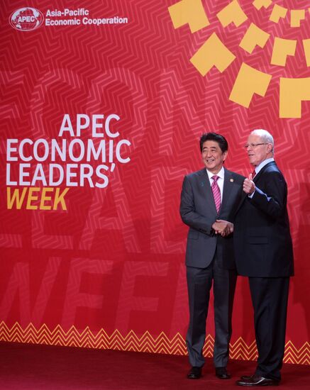 Presient Putin at APEC Summit in Peru. Day Two