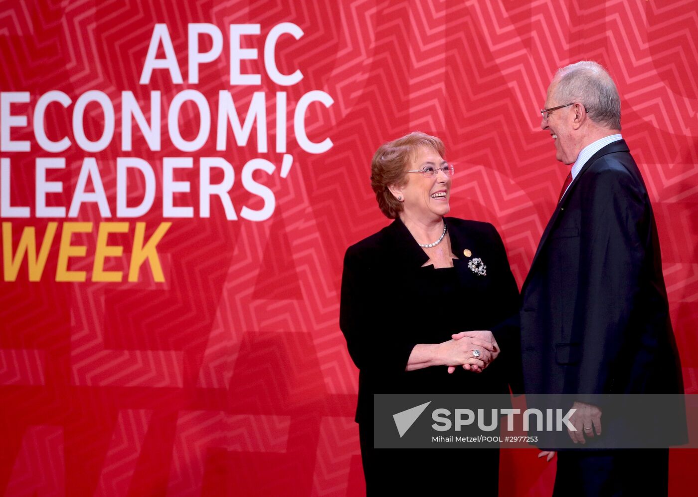 Presient Putin at APEC Summit in Peru. Day Two