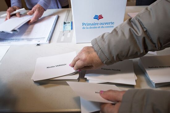 The Repulicans party holds first primaries in Paris