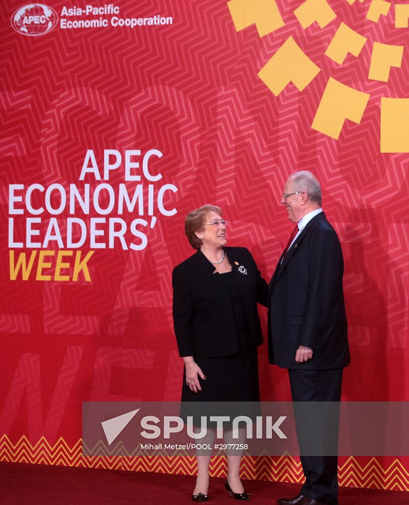 Presient Putin at APEC Summit in Peru. Day Two