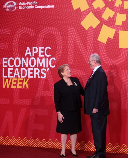 Presient Putin at APEC Summit in Peru. Day Two