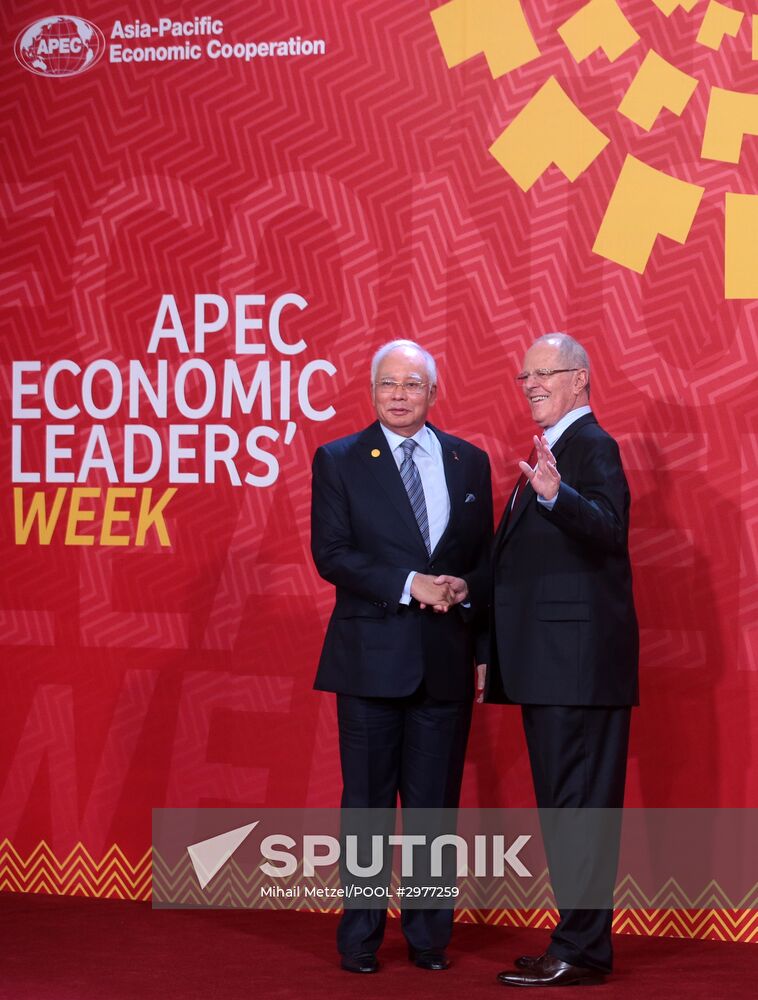 Presient Putin at APEC Summit in Peru. Day Two